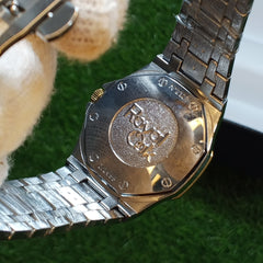 Audemars Piguet Inspired Watch – Golden Dial | Two-Tone Stainless Steel | Date Display