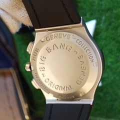 Hublot Skeleton Leather Strap Watch - Silver&Brown