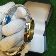 Patek Philippe Green Dial – Master Copy | Two-Tone Silver & Gold Strap | Master Lock