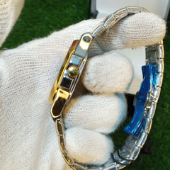 Patek Philippe Blue Dial – Master Copy | Two-Tone Silver & Gold Strap | Master Lock