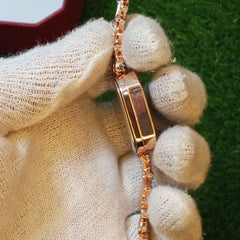 Ladies Touch LED Watch – Full Golden Edition | Diamond Strap | Stainless Steel Build