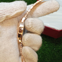 High-End Designer Watch for Women – Full Gold with Diamond Shine