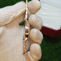 High-End Designer Watch for Women – Full Gold with Diamond Shine