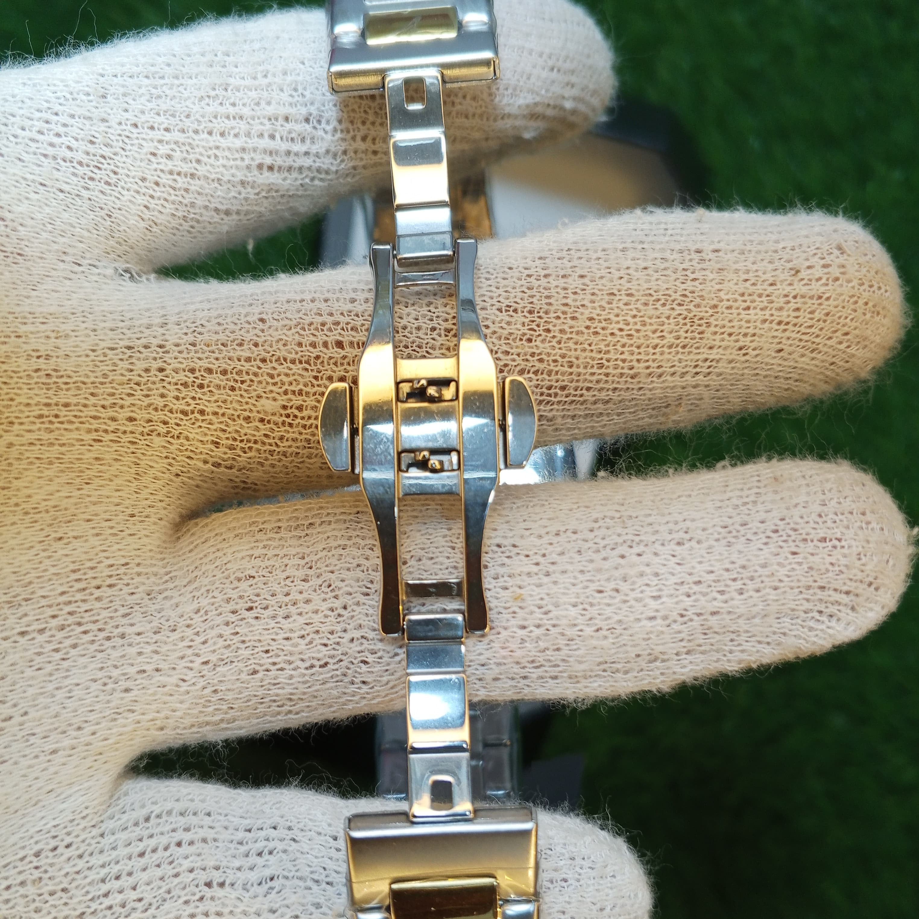 Patek Philippe Green Dial – Master Copy | Two-Tone Silver & Gold Strap | Master Lock